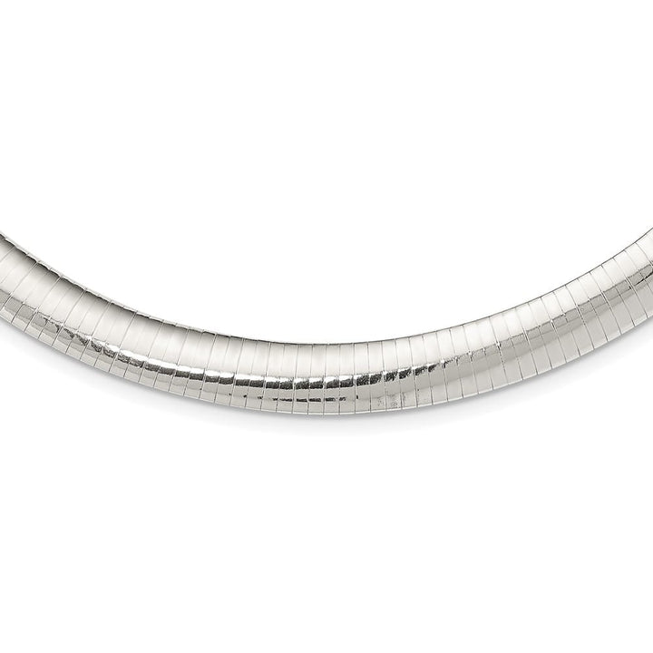 Sterling Silver Polished 10mm Cubetto Chain Size 16