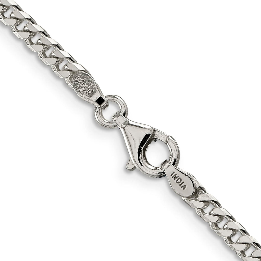 Sterling Silver Polished 3.15mm Curb Chain 26 Inch