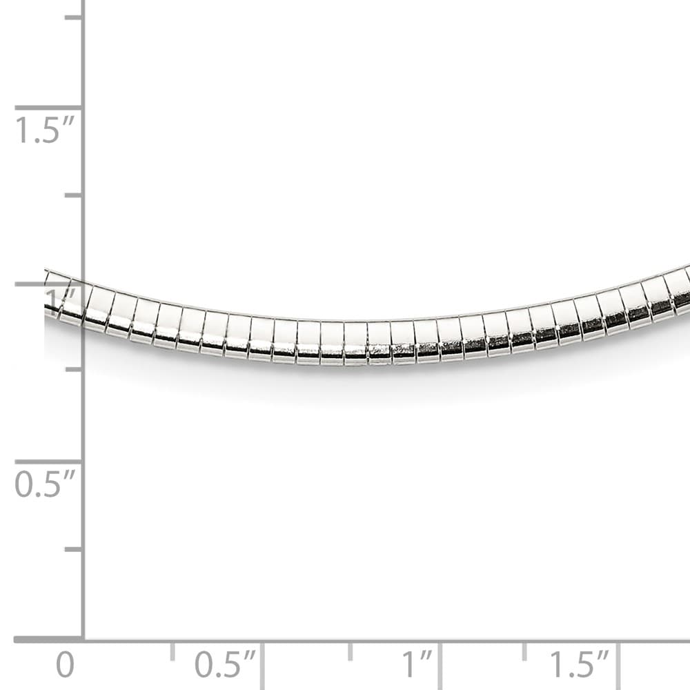 Sterling Silver Polished 3mm Cubetto Chain