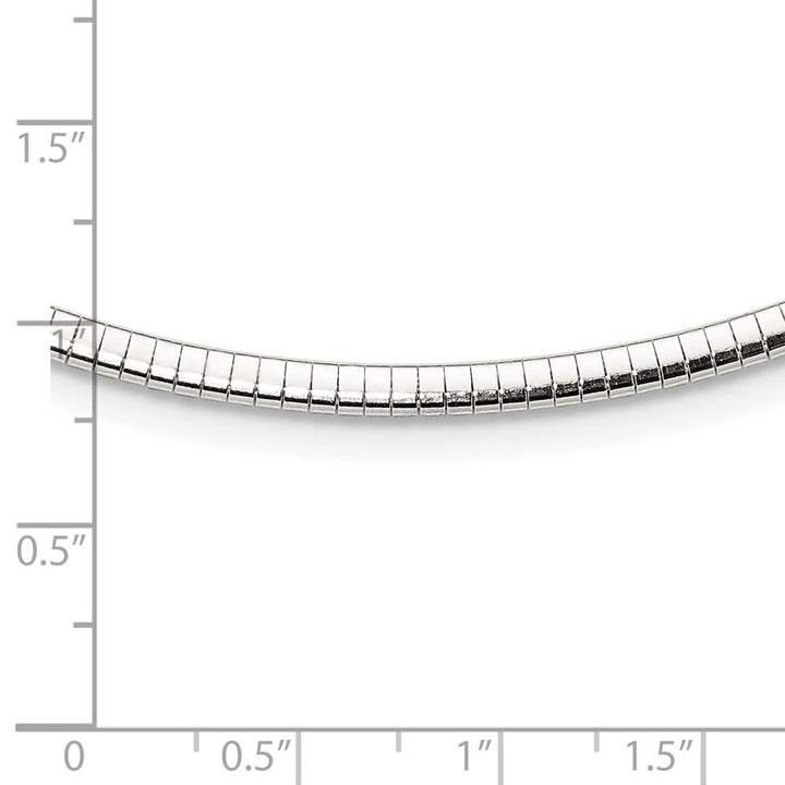 Sterling Silver Polished 3mm Cubetto Chain