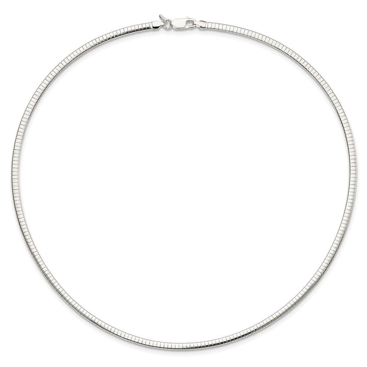 Sterling Silver Polished 3mm Cubetto Chain