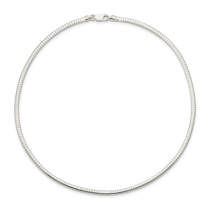 Sterling Silver Polished 3mm Cubetto Chain