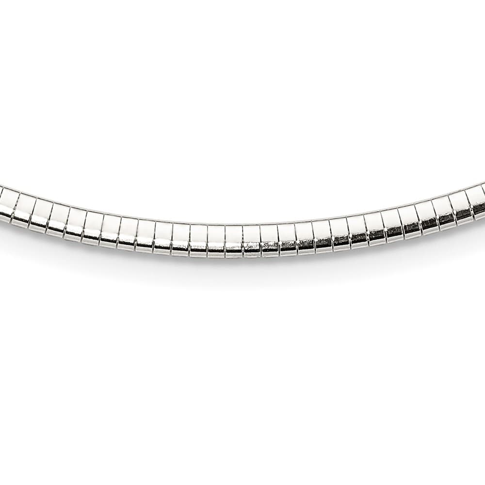 Sterling Silver Polished 3mm Cubetto Chain Size 16