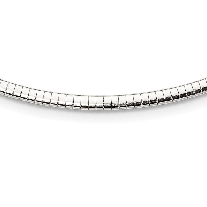 Sterling Silver Polished 3mm Cubetto Chain Size 18