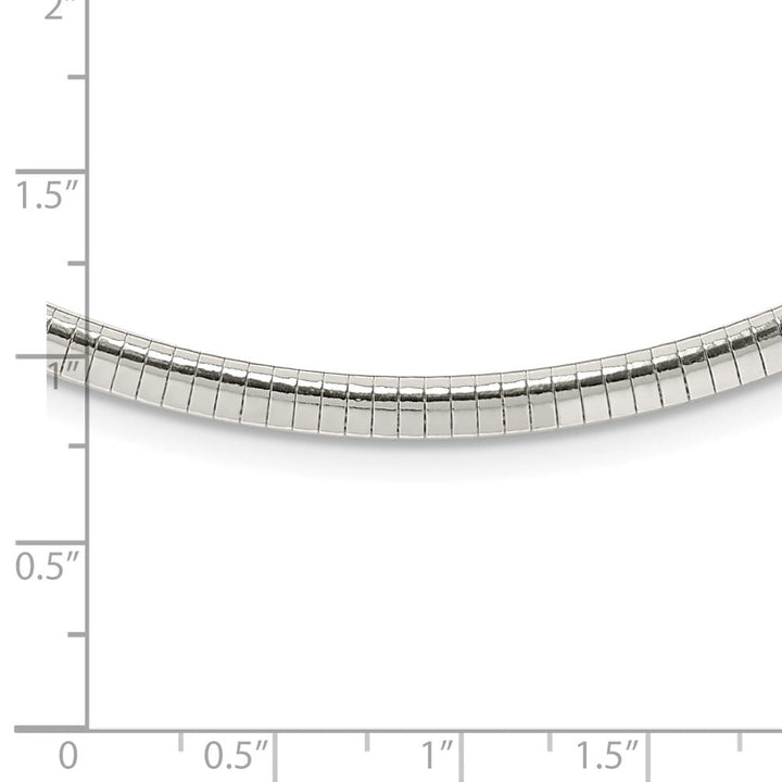 Sterling Silver Polished 4mm Cubetto Chain