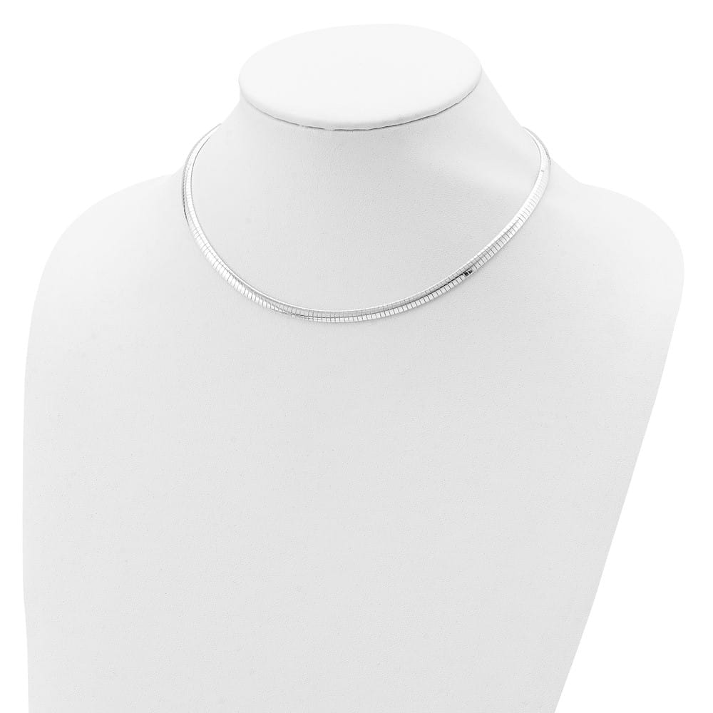 Sterling Silver Polished 4mm Cubetto Chain