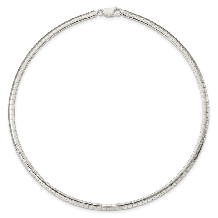 Sterling Silver Polished 4mm Cubetto Chain