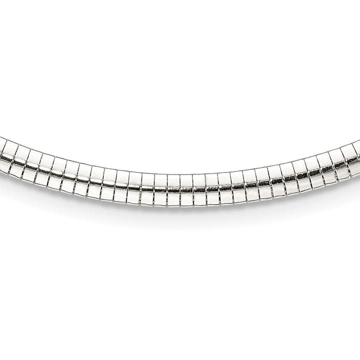 Sterling Silver Polished 4mm Cubetto Chain Size 18