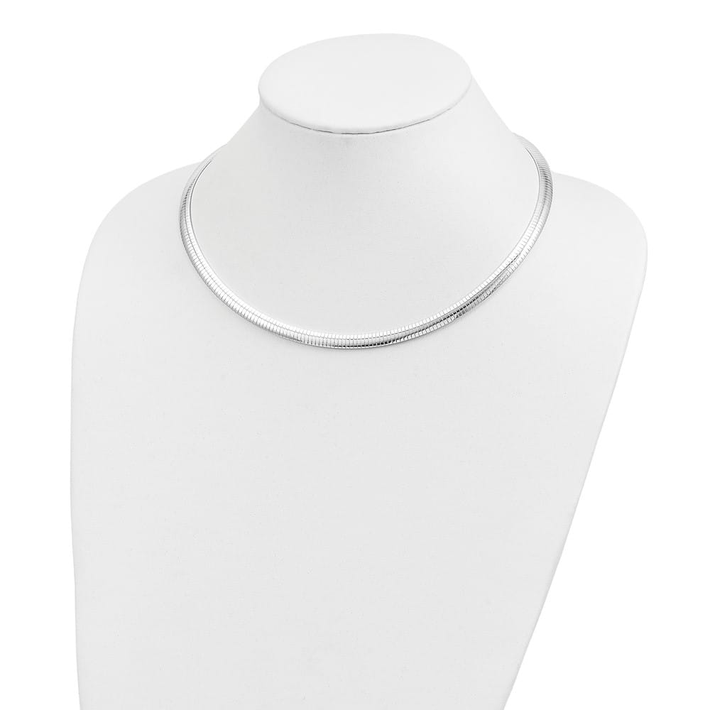 Sterling Silver Polished 6mm Cubetto Chain