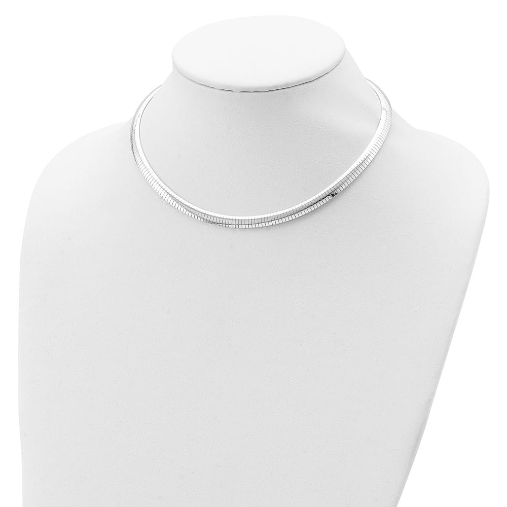 Sterling Silver Polished 6mm Cubetto Chain