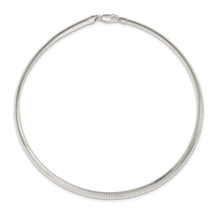 Sterling Silver Polished 6mm Cubetto Chain