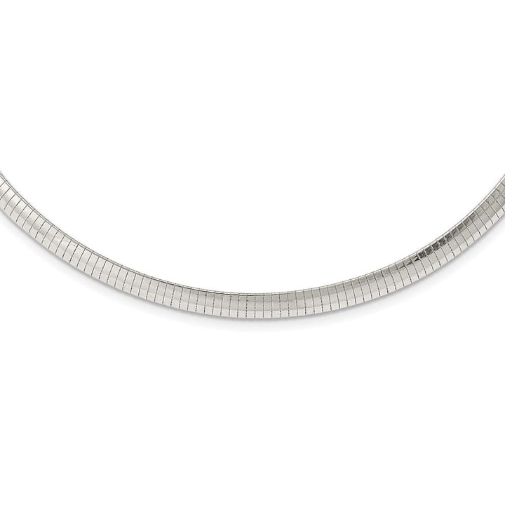 Sterling Silver Polished 6mm Cubetto Chain Size 16