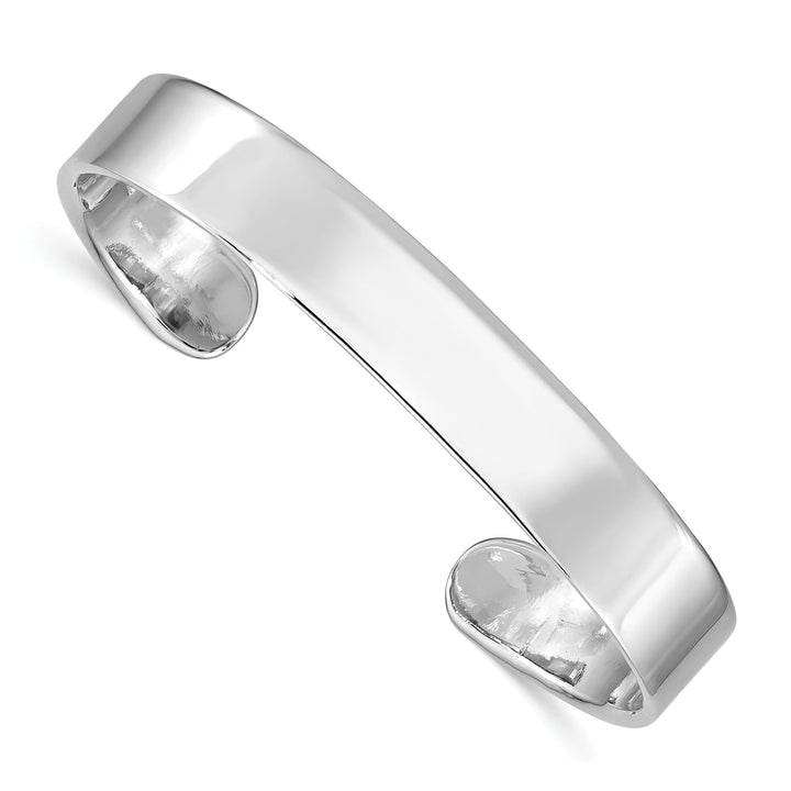 Sterling Silver Polished 8mm Children's Cuff Bangle