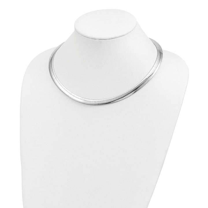 Sterling Silver Polished 8mm Cubetto Chain