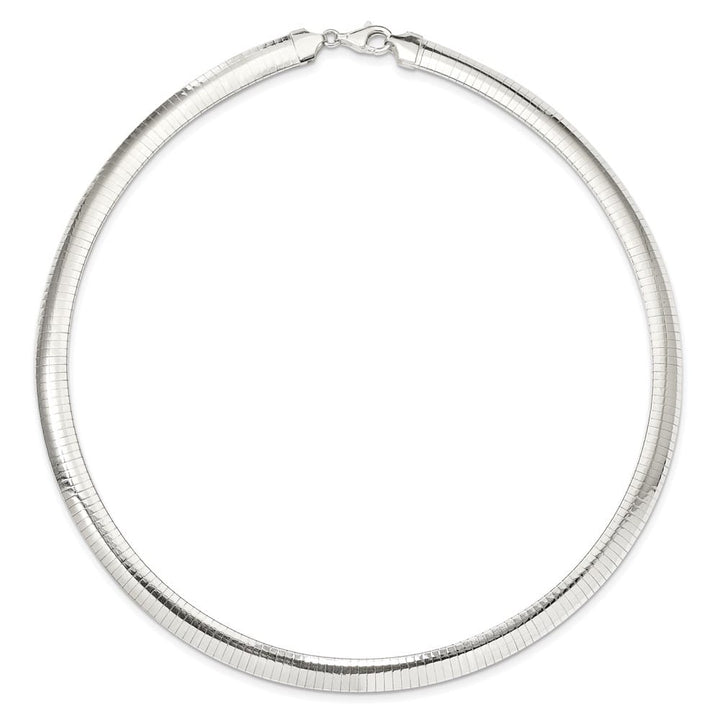 Sterling Silver Polished 8mm Cubetto Chain