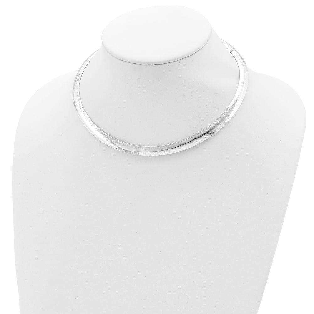Sterling Silver Polished 8mm Cubetto Chain