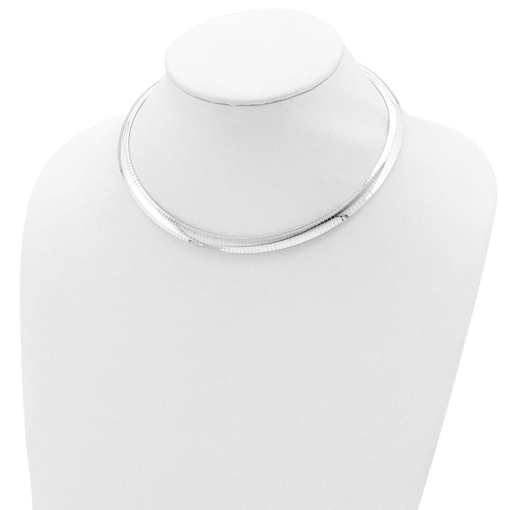 Sterling Silver Polished 8mm Cubetto Chain