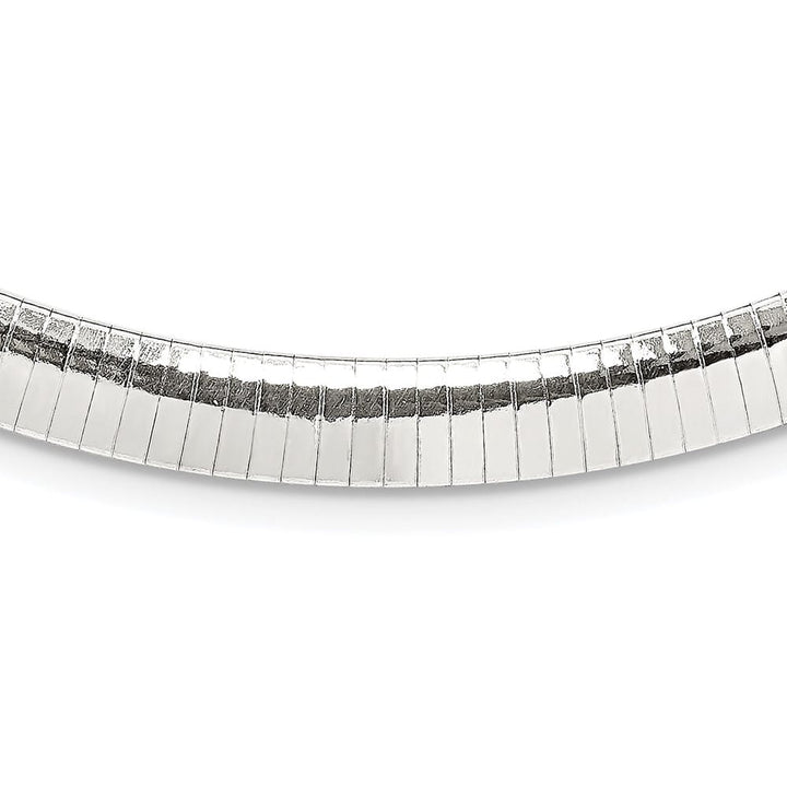 Sterling Silver Polished 8mm Cubetto Chain Size 16
