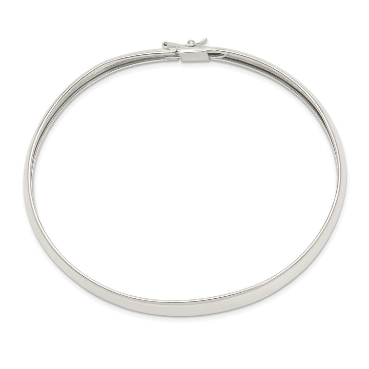 Sterling Silver Polished 8mm Flexible Bangle