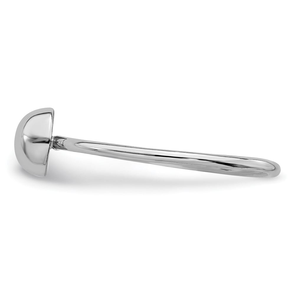 Sterling Silver Polished Bead Ring