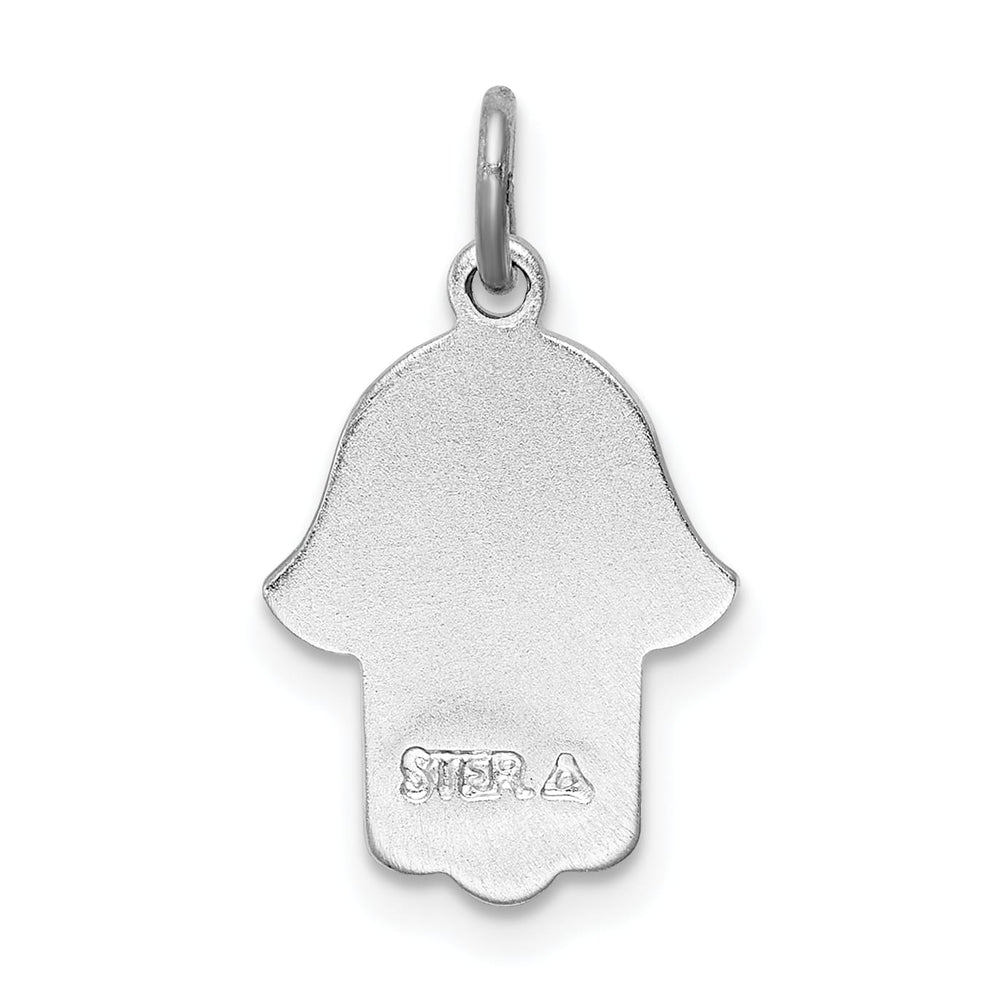 Sterling Silver Polished Chamseh/Hamsa Pendant