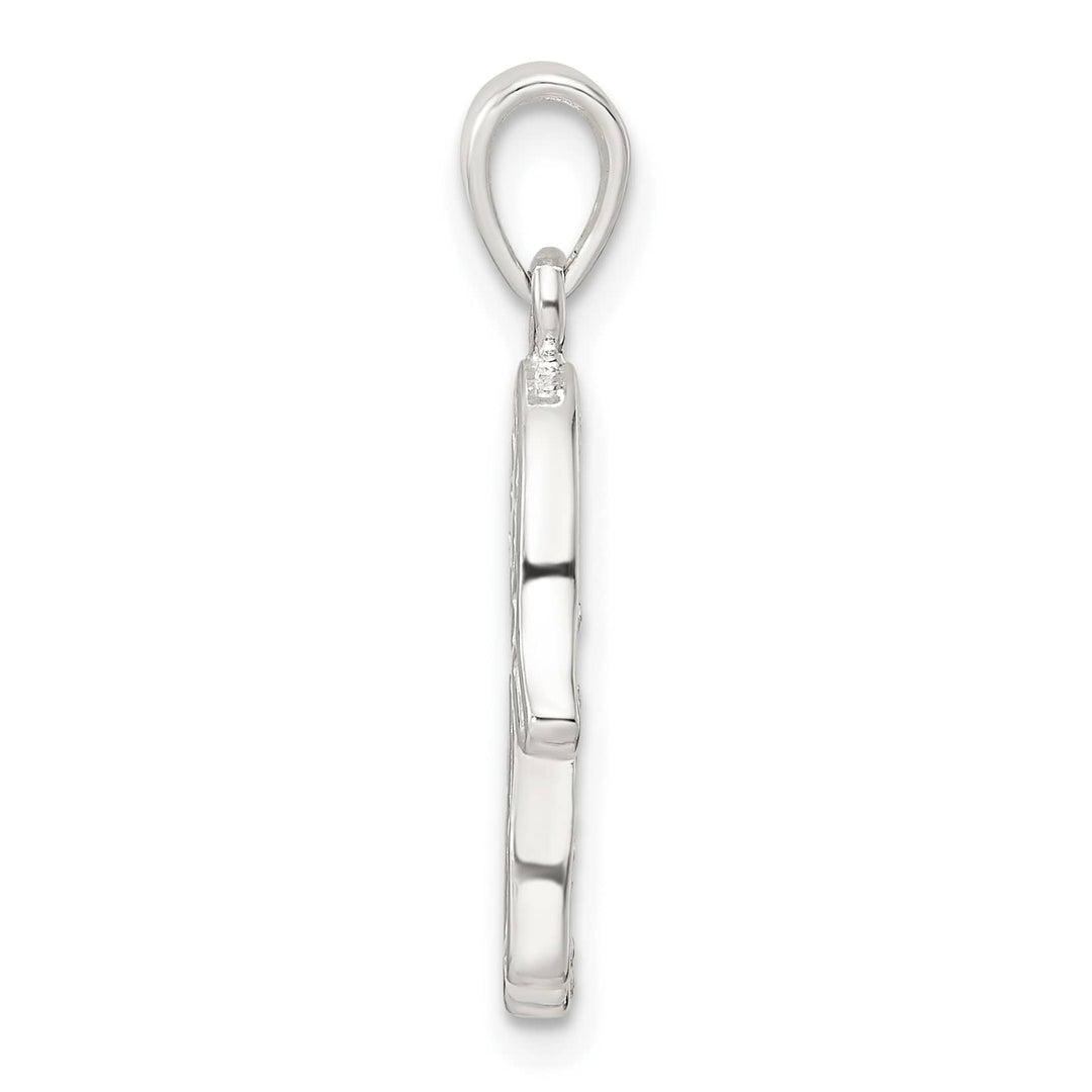 Sterling Silver Polished Chamseh Pendant