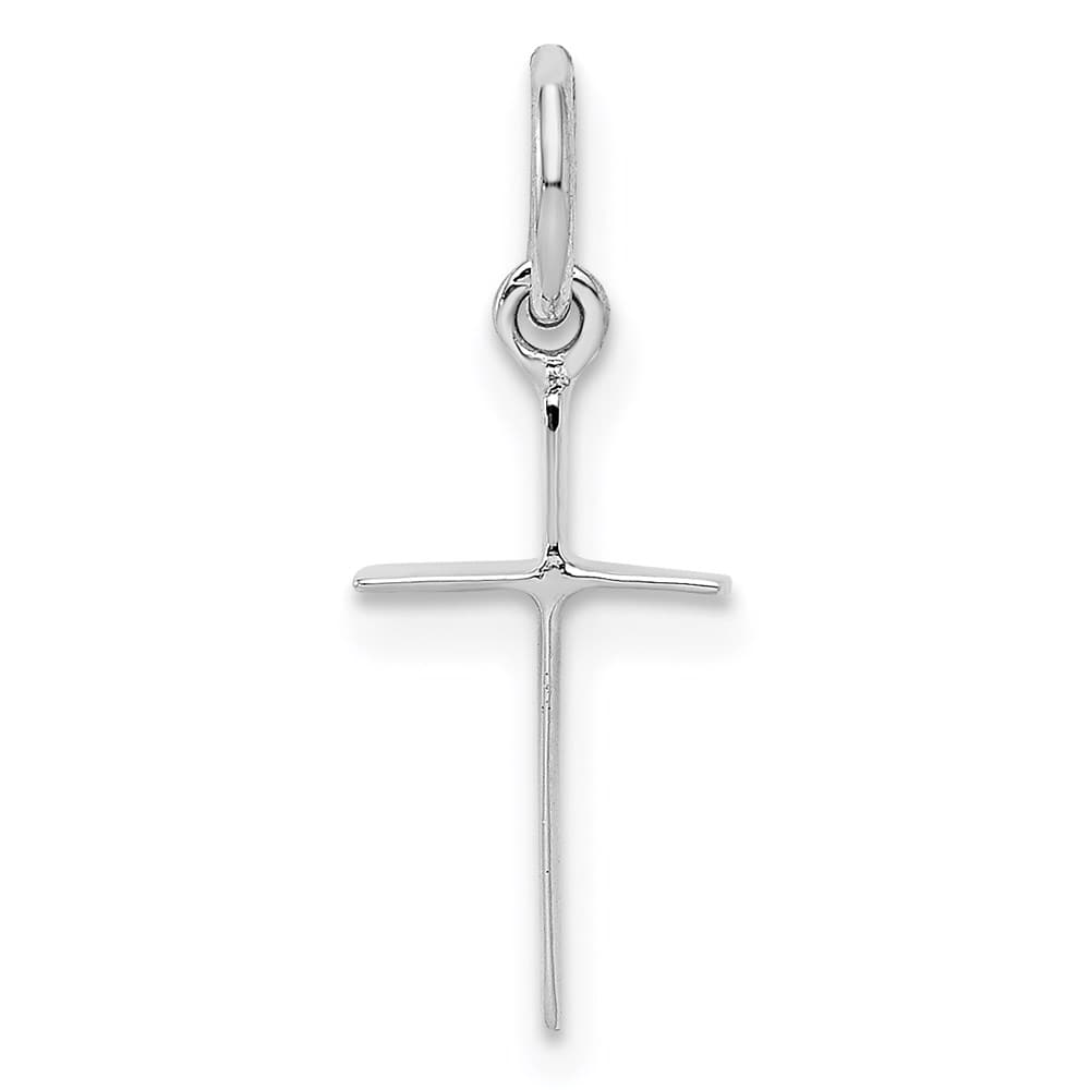 Sterling Silver Polished Cross Pendant