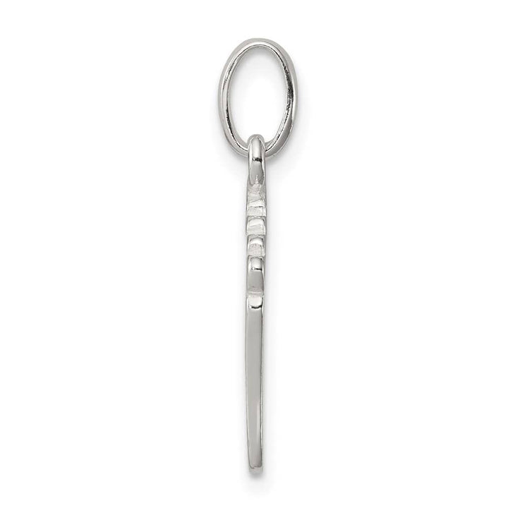 Sterling Silver Polished Cut-Out Foot Charm