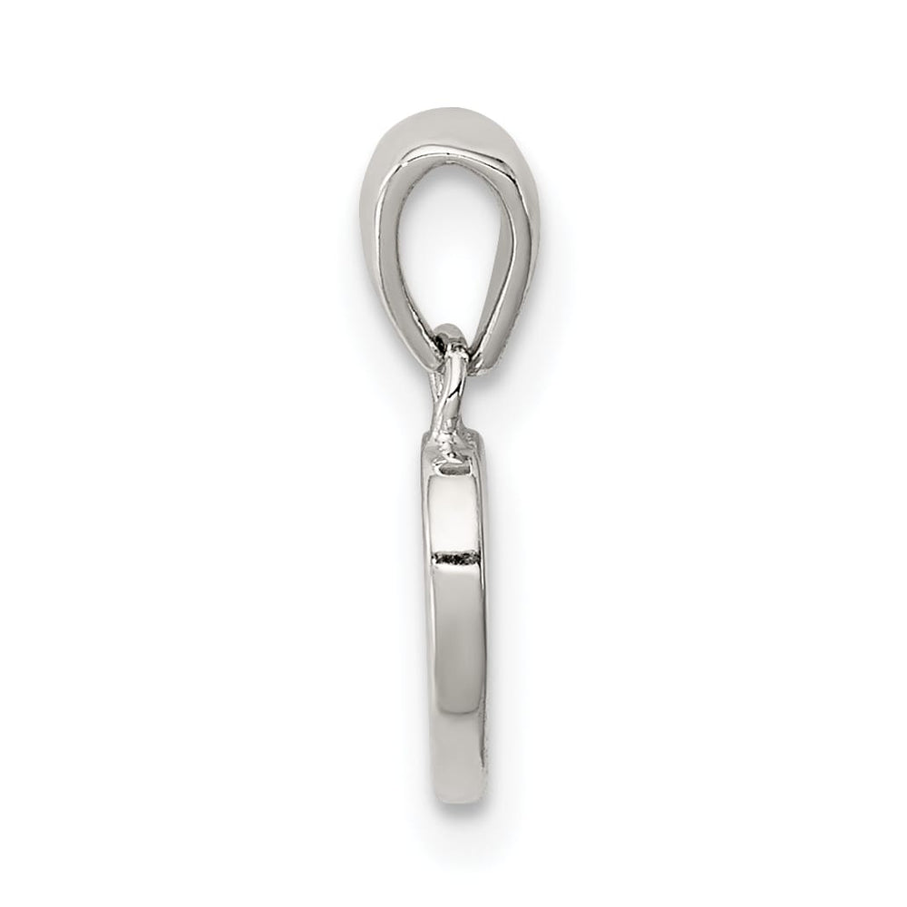 Sterling Silver Polished Heart Pendant