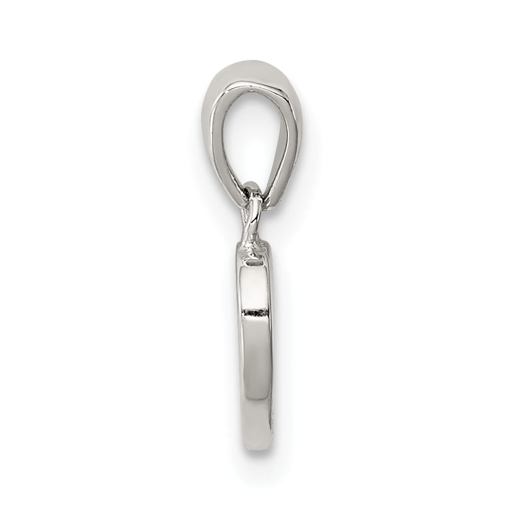 Sterling Silver Polished Heart Pendant