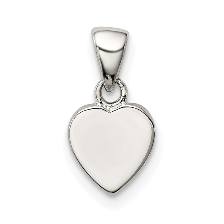 Sterling Silver Polished Heart Pendant