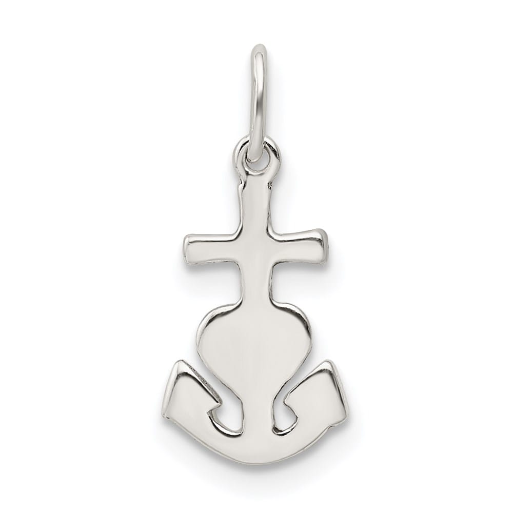 Sterling Silver Polished Hope/Faith/Charity Charm