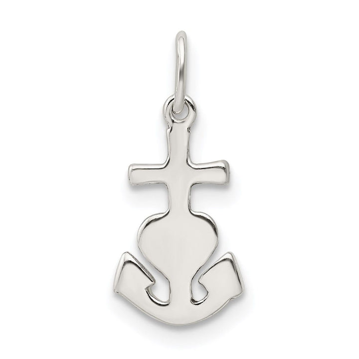 Sterling Silver Polished Hope/Faith/Charity Charm
