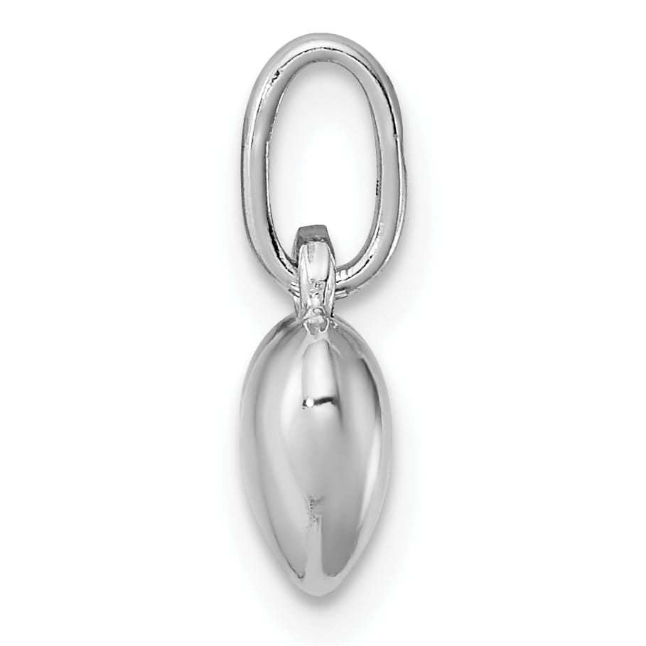 Sterling Silver Polished Petite Heart Pendant