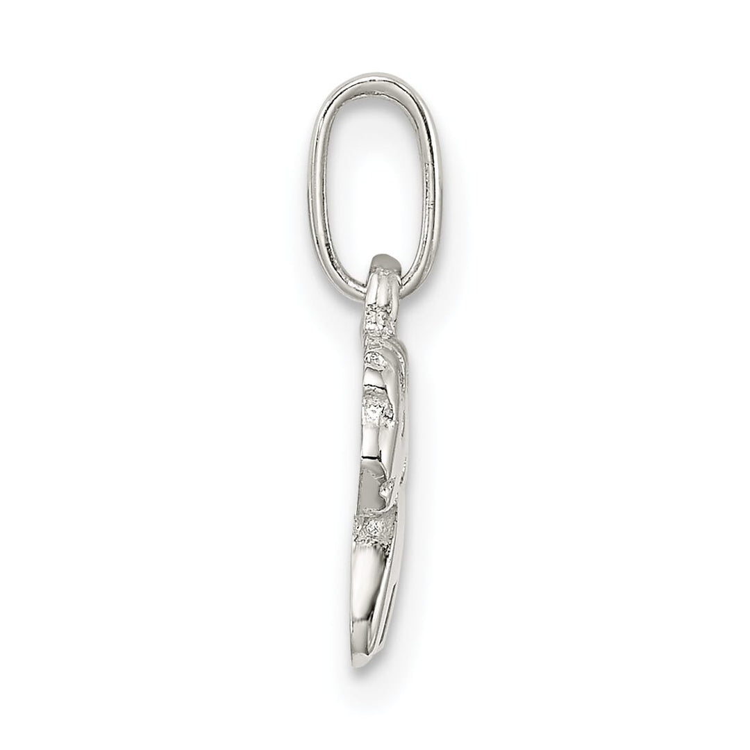 Sterling Silver Polished Pony Children's Pendant