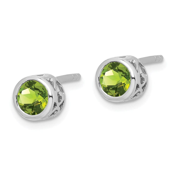 Sterling Silver Polished Round Post Earrings, view 18 of 20
