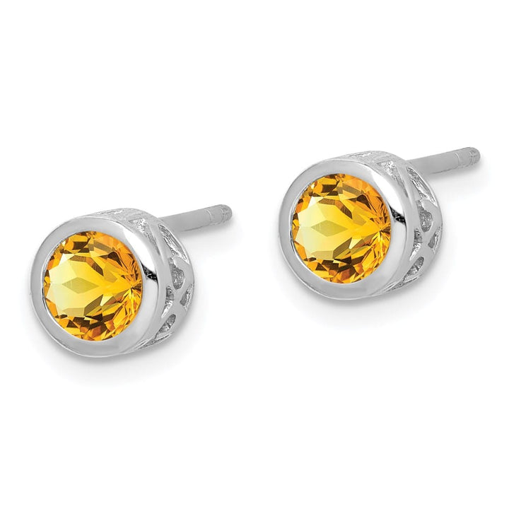 Sterling Silver Polished Round Post Earrings, view 10 of 20