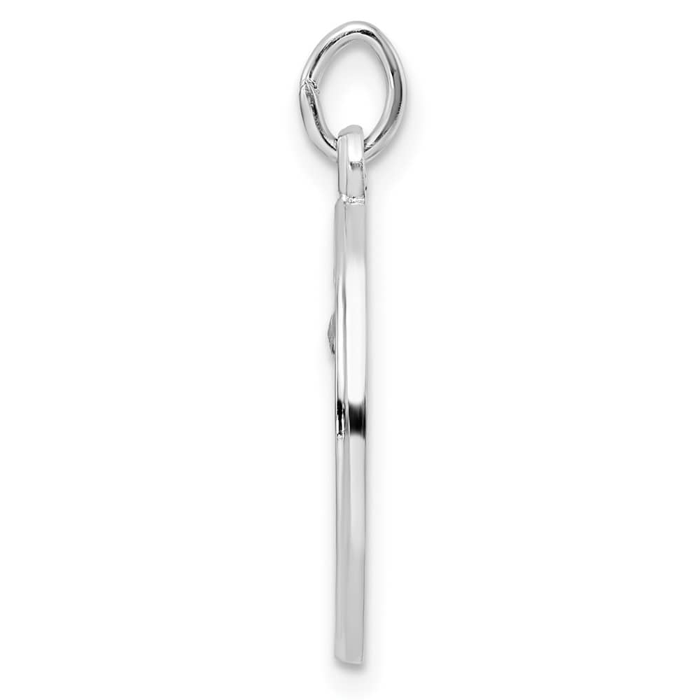 Sterling Silver Polished Solid St. Anthony Pendant