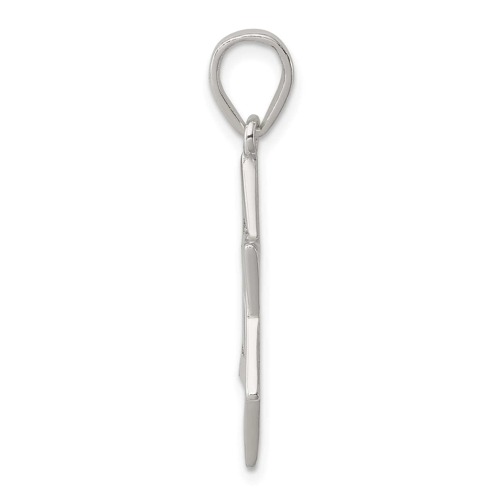 Sterling Silver Polished Star of David Pendant
