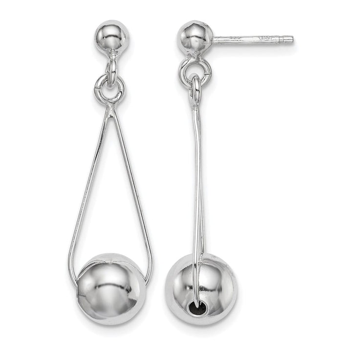 Sterling Silver Post Dangle Earrings, view 1 of 4