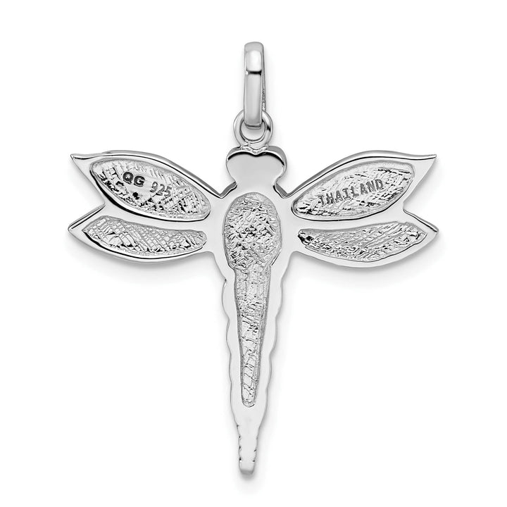Sterling Silver Reconstituted Turquoise and Marcasite Pendant