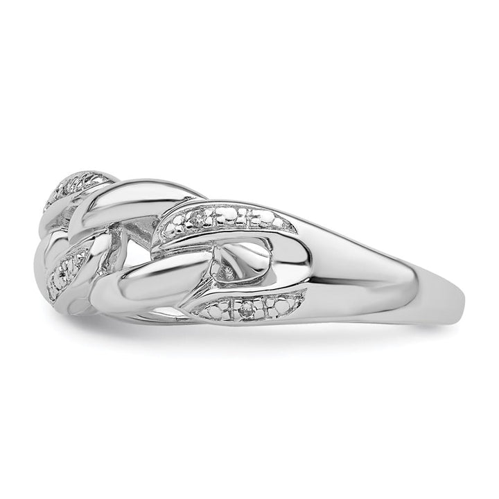 Sterling Silver Round 6-Stone Diamond Ring