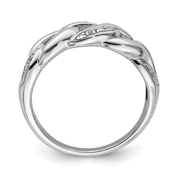 Sterling Silver Round 6-Stone Diamond Ring