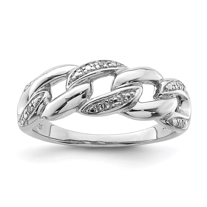 Sterling Silver Round 6-Stone Diamond Ring