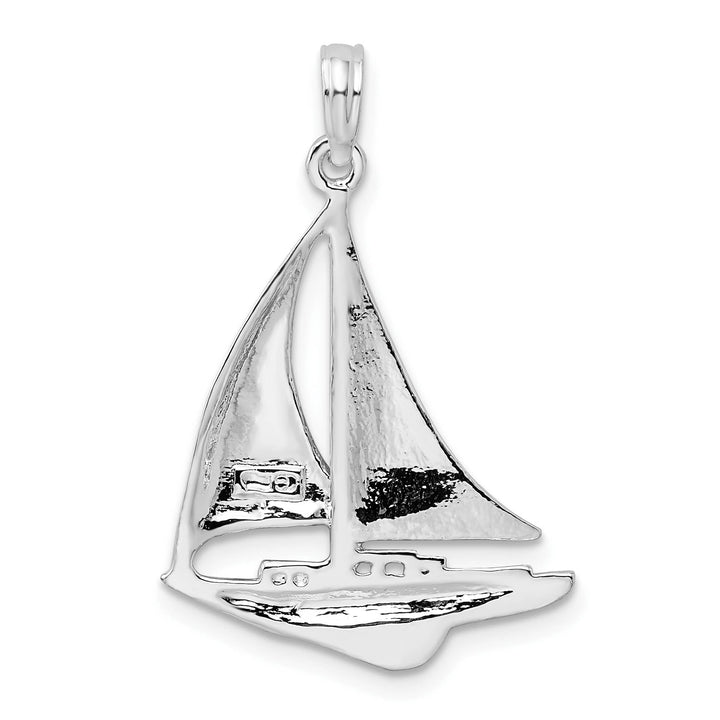 Sterling Silver Sailboat Pendant