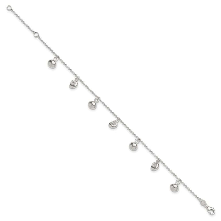 Sterling Silver Sea Shells Anklet