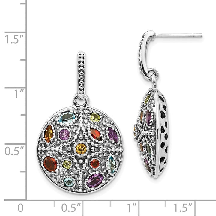 Sterling Silver Shey Couture Post Dangle Earrings, view 4 of 4
