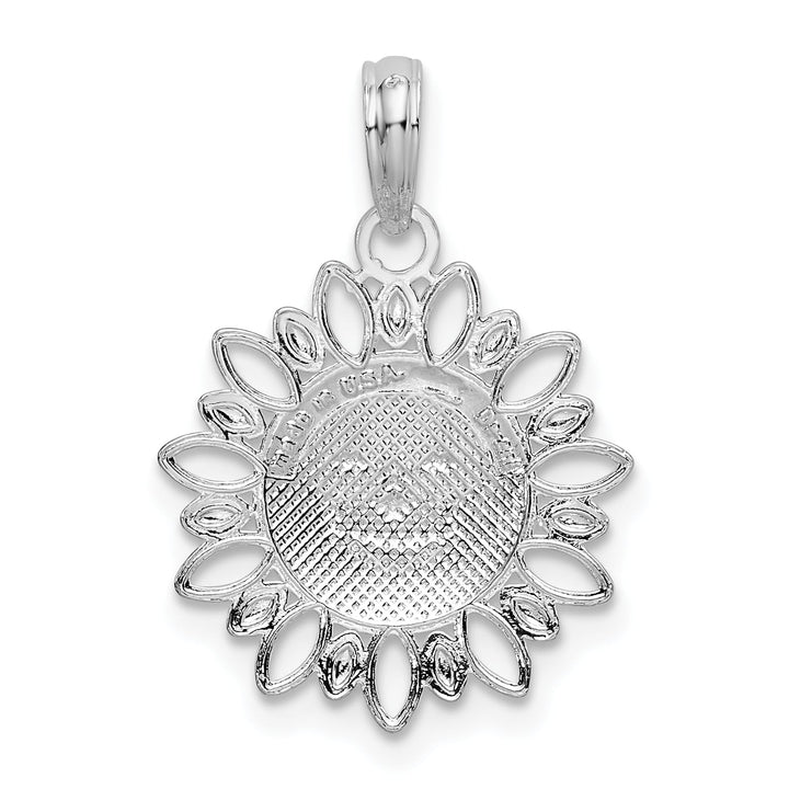 Sterling Silver Smiling Sun Pendant