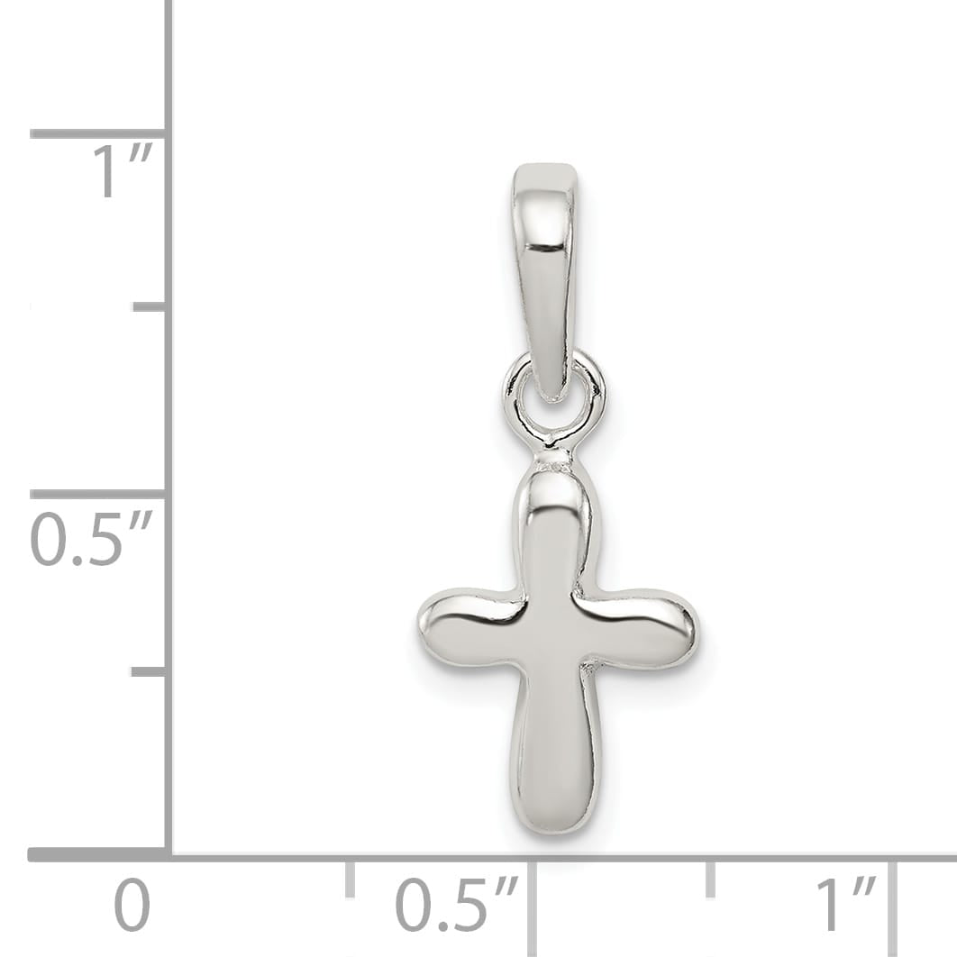 Sterling Silver Solid Cross Pendant