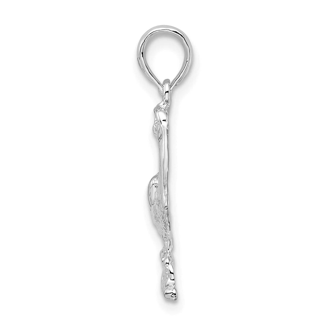 Sterling Silver Standing Pelican Pendant